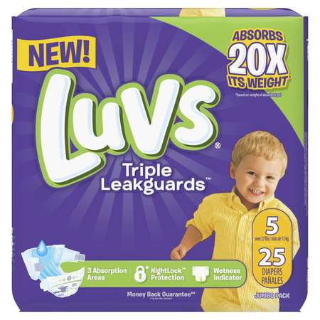 Luvs Luvs Diaper Jumbo Pack - Size 5, PK100 85926